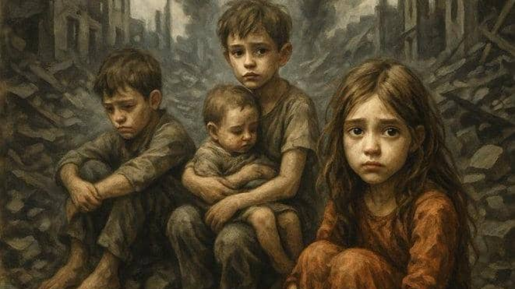 أطفال غزة.. أصوات تختنق تحت الركام ...كضمير العالم