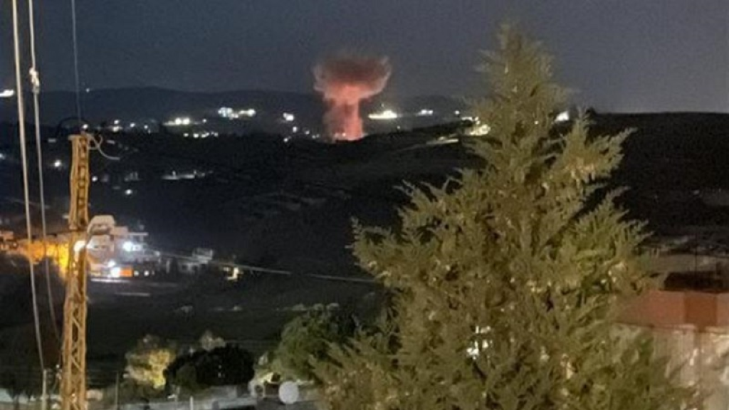 تفجير في عديسة فجراً