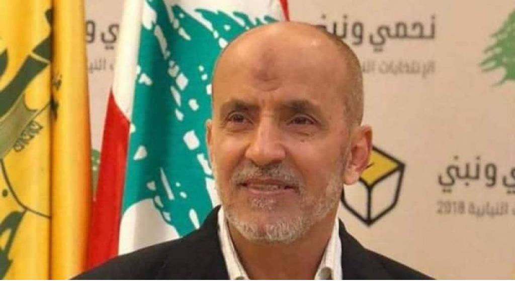 عضو كتلة الوفاء للمقاومة النائب حسين جشي من موقع الاعتداء الصهيوني أمس في الشهابية:
