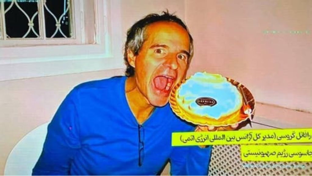 مخابرات إيران تنشر صوراً خاصة لغروسي.. 