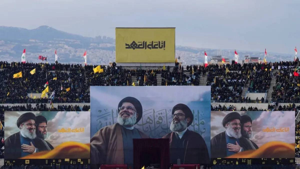 بعد البلبلة المفتعلة... صورة نصر الله وصفي الدين ستنير صخرة الروشة؟