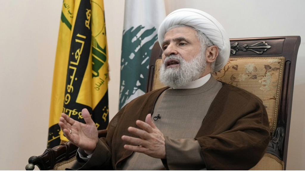 الشيخ قاسم يستقبل لاريجاني: “حزب الله” منفتح على الجميع