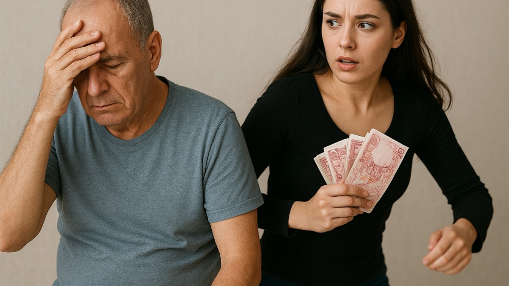 فضيحة مدوية: ستيني يتزوّج شابة تصغره بعقود… فسرقت منه 80 مليون وفرّت مع عشيقها