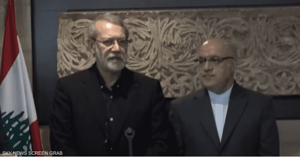 لاريجاني: حزب الله قوي وقادر على قلب الموازين