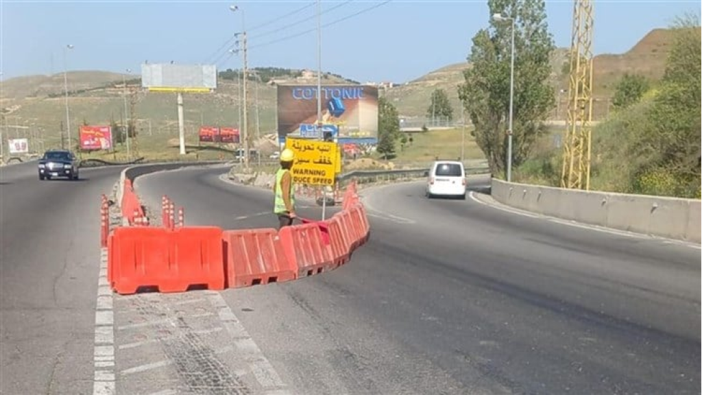 تدابير سير بسبب أعمال صيانة على طريق المديرج – صوفر