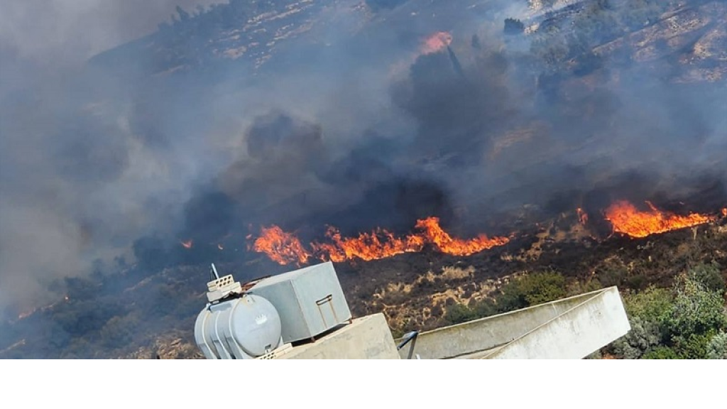 بالفيديو – حريق كبير في كفردونين