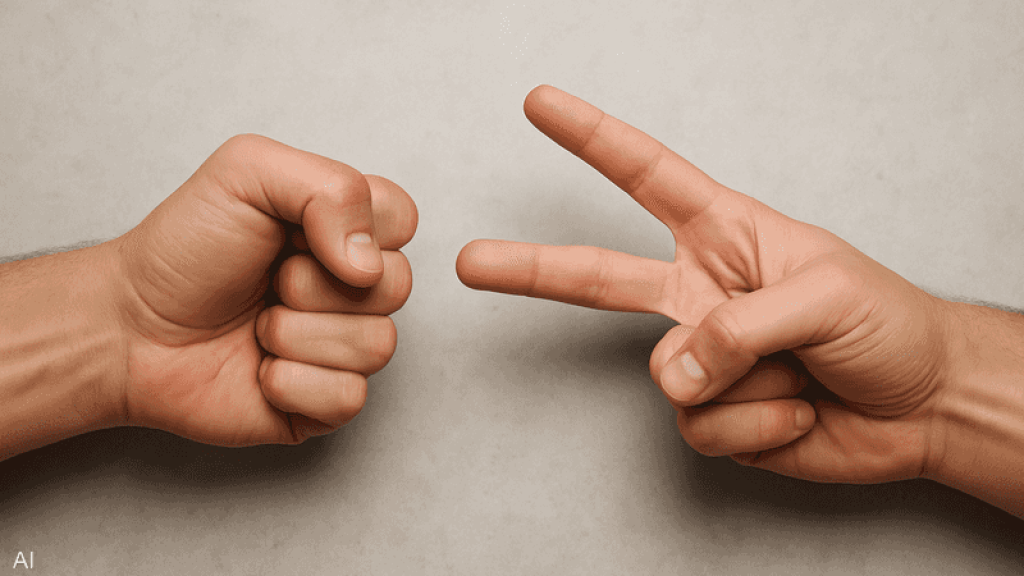 حجر ورقة مقص.. علماء يكشفون خدعة ذكية للفوز باللعبة