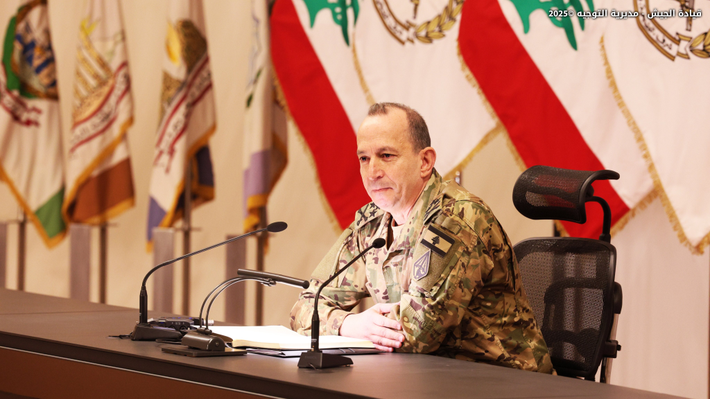 . هيكل يحذر من التشكيك بالجيش ويؤكد: نحن ملتزمون بـ 1701 ومهماتنا تنفذ بأعلى مهنية