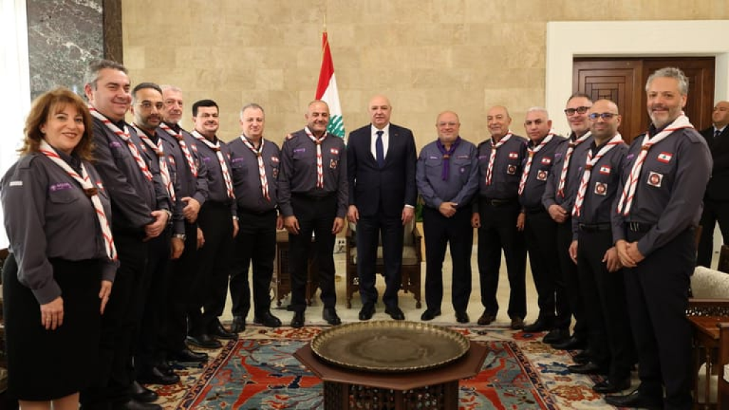 الرئيس عون: للتعلّم من الحركة الكشفية حسّ المواطنية وحبّ لبنان 