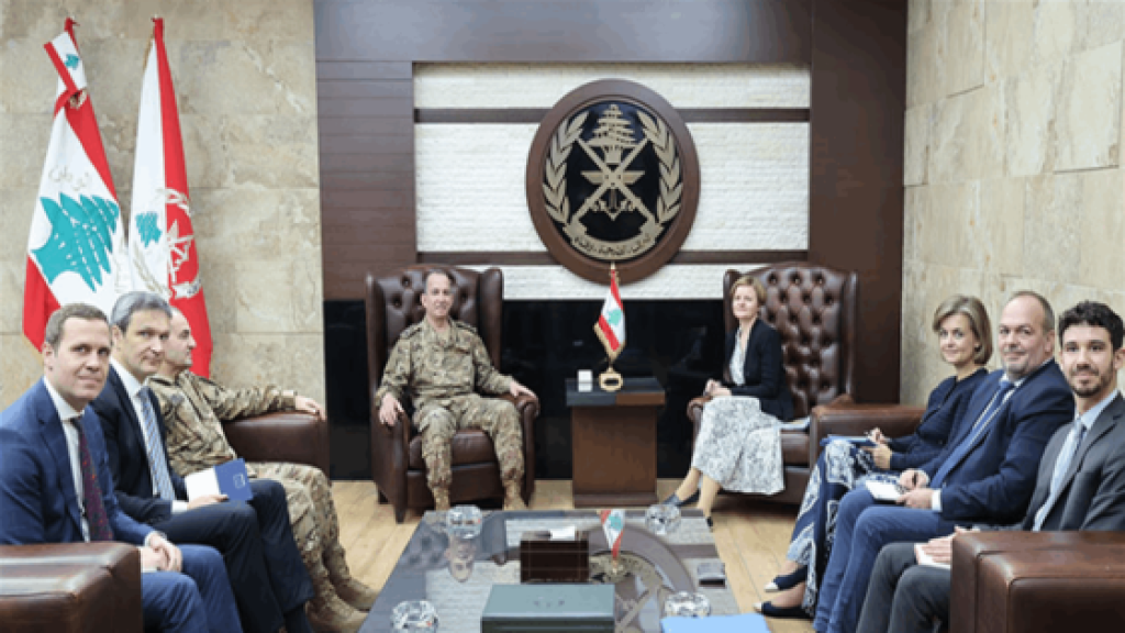 هيكل عرض مع رئيسة مرفق السلام الأوروبي الأوضاع في لبنان والمنطقة