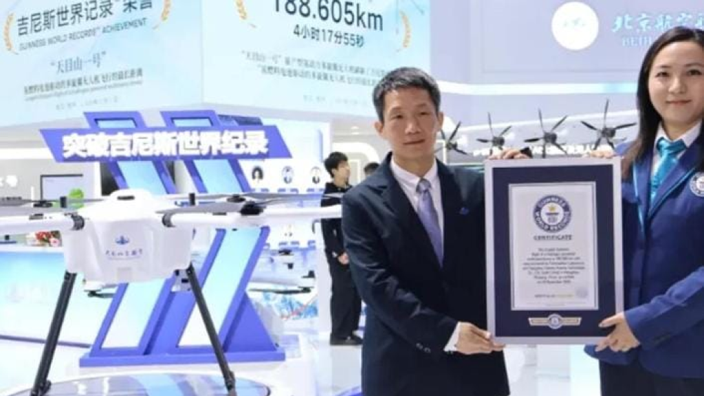 رقم قياسي جديد: درون تعمل بالهيدروجين تحقّق أطول مسافة طيران 188,605 كم