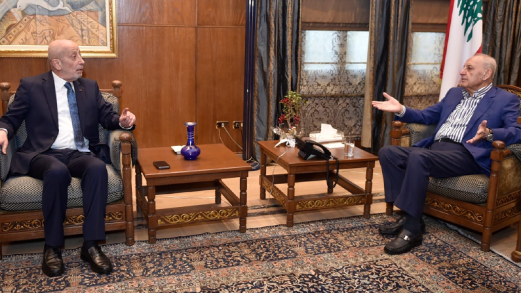 بري يستقبل اندريه رحال في عين التينة