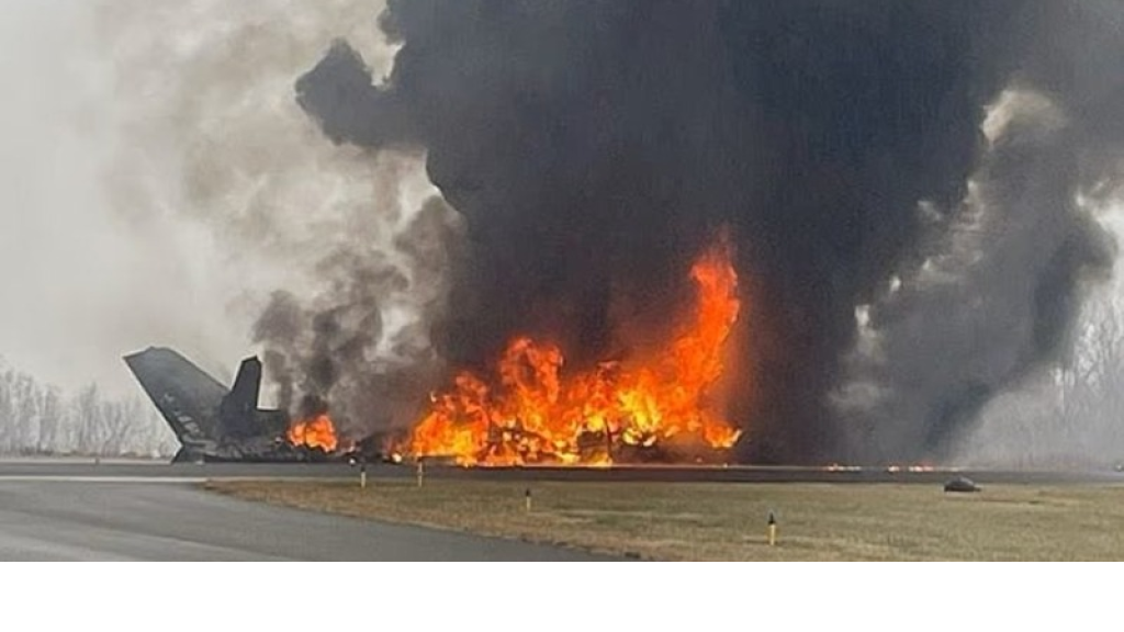 تحطم طائرة أثناء هبوطها في أميركا