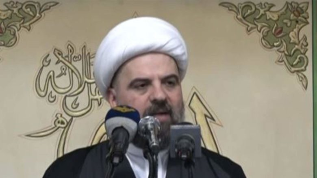 قبلان: جماعة السلام يريدون تقديم لبنان كفريسة سهلة لإسرائيل وهذا الأمر لن يمر مهما كلّف من ثمن