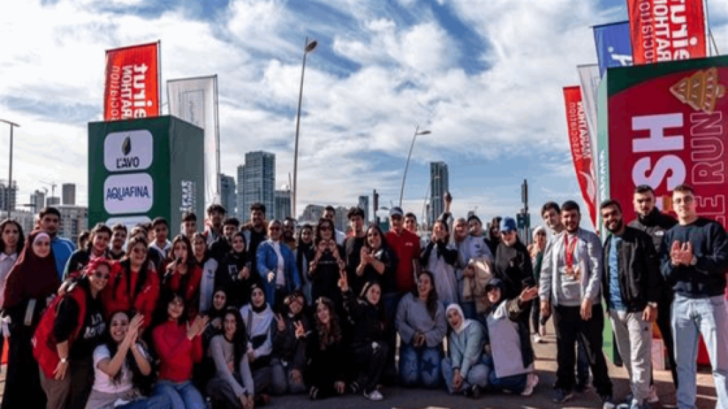 بيروت ماراتون نظمت سباق الميلاد 5 كليومترات ركضا