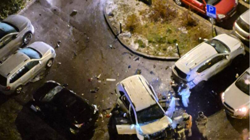 انفجار قوي داخل سيارة 