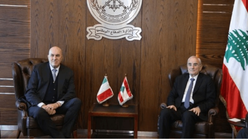وزير الدفاع الإيطالي: ملتزمون بدعم المؤسسة العسكرية اللبنانية