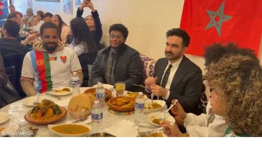 فيديو.. زهران ممداني يشاهد افتتاح 