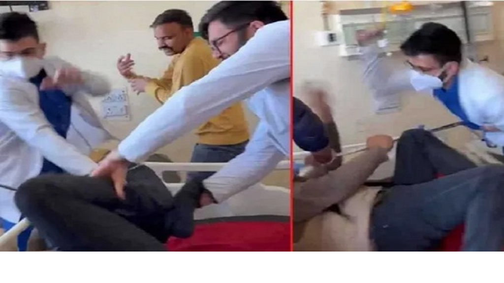 طبيب يضرب مريضاً طلب منه التحدث باحترام! (فيديو)