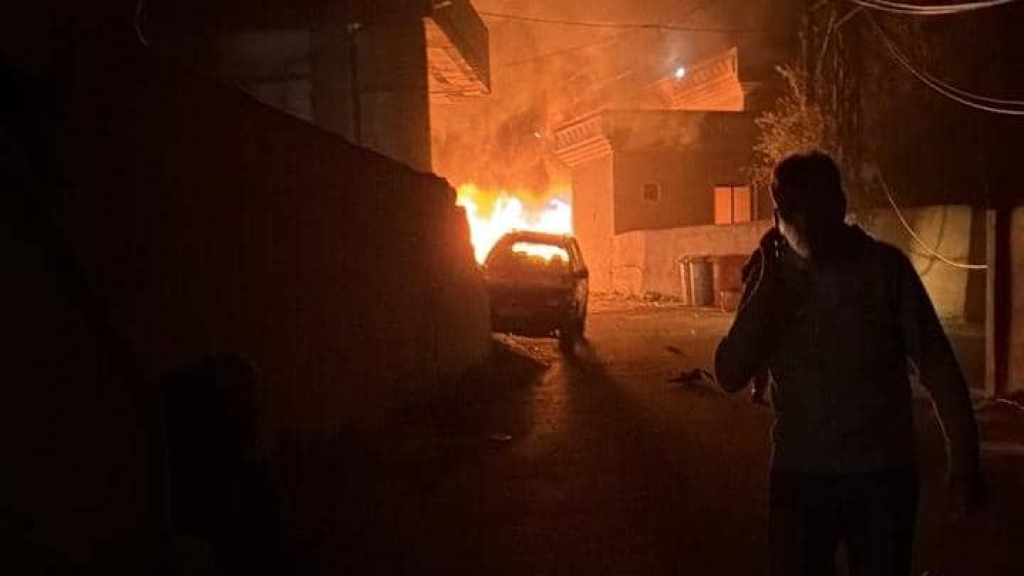 عشية الميلاد… مسيّرة إسرائيلية تستهدف سيارة في بلدة جناتا جنوبا