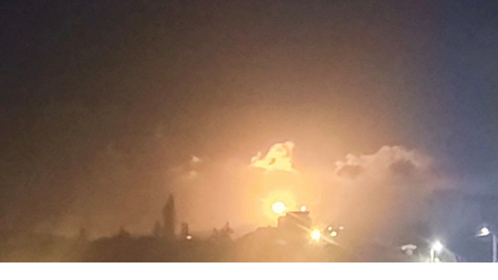 قذائف ضوئية على شبعا