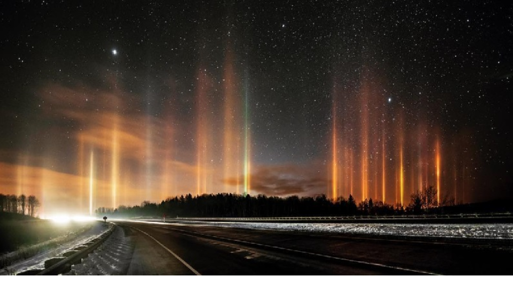 ظاهرة طبيعية تخطف الأنظار في لينينغراد (صور)