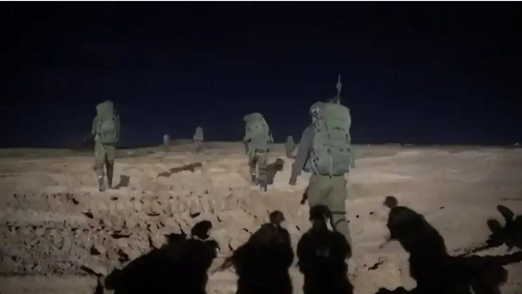 تمشيط بالأسلحة بإتجاه بليدا 