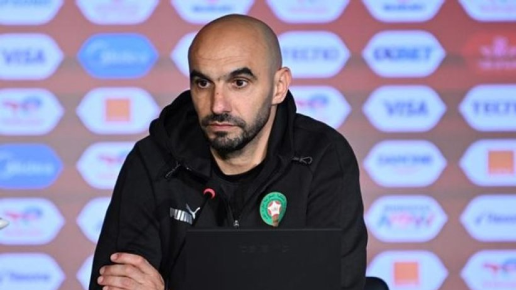 الركراكي: نحترم منافسنا ومراحل خروج المغلوب لا تحتمل أي أخطاء