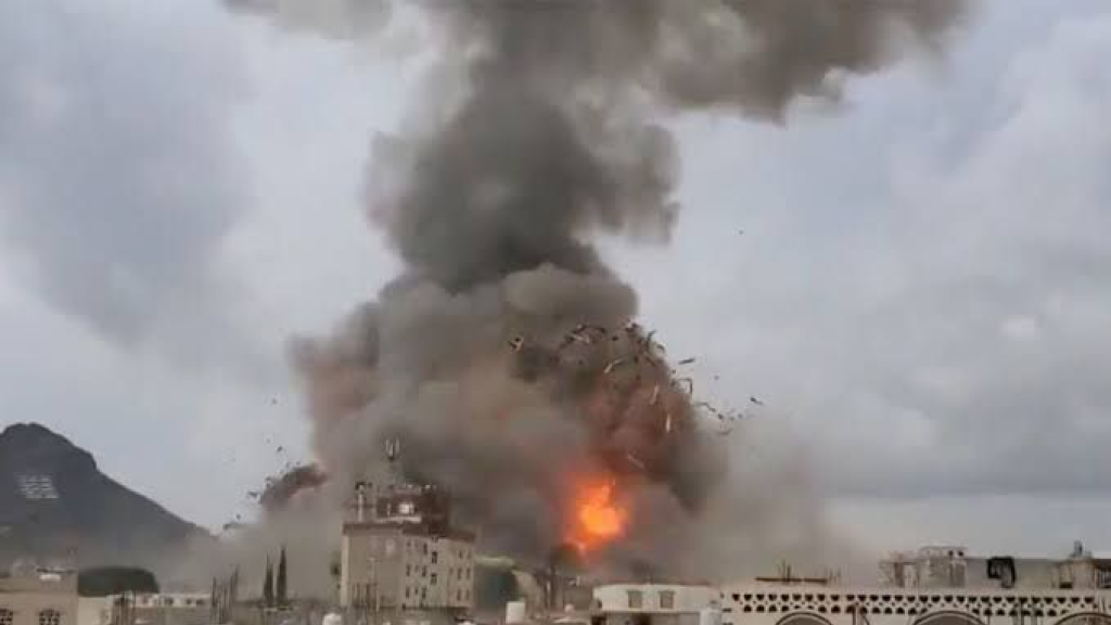 غارات سعودية على الغيضة 