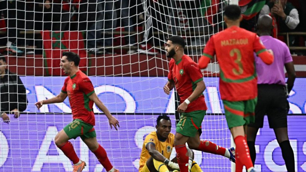 المنتخب المغربي يهزم تنزانيا ويتأهل إلى ربع نهائي كأس أمم إفريقيا