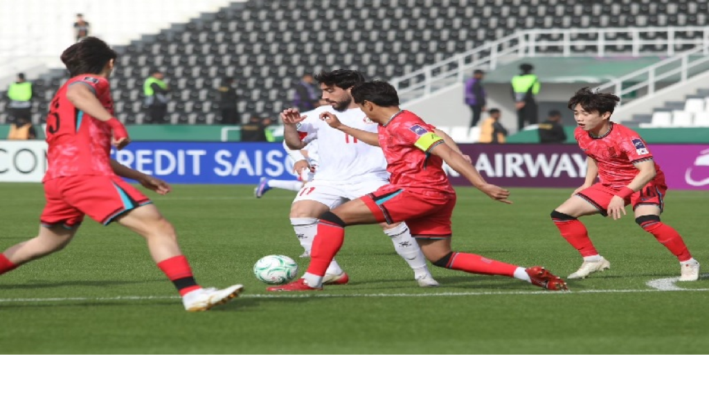كأس آسيا للشباب: خسارة مؤلمة للبنان أمام كوريا الجنوبية