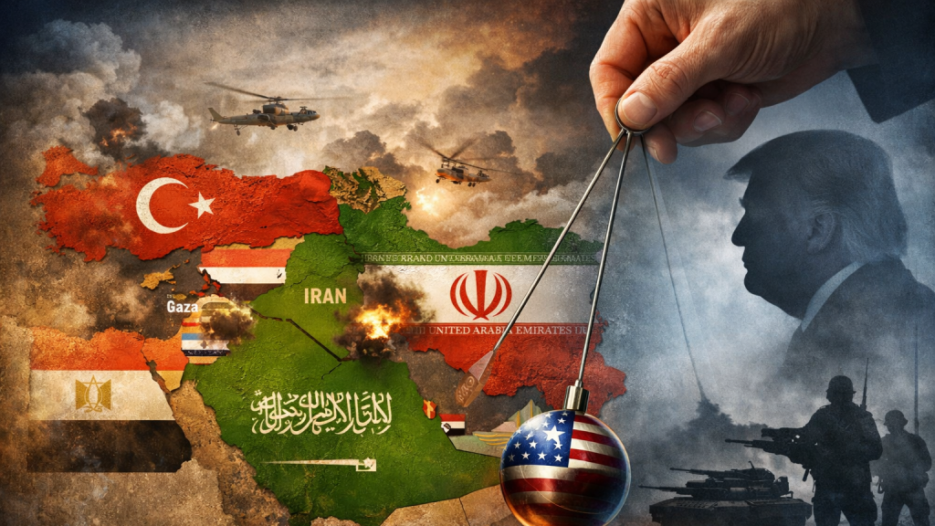 “الإقليم يتنفس صمت القلق: كيف يُدار الشرق الأوسط في زمن البندول الأميركي؟”