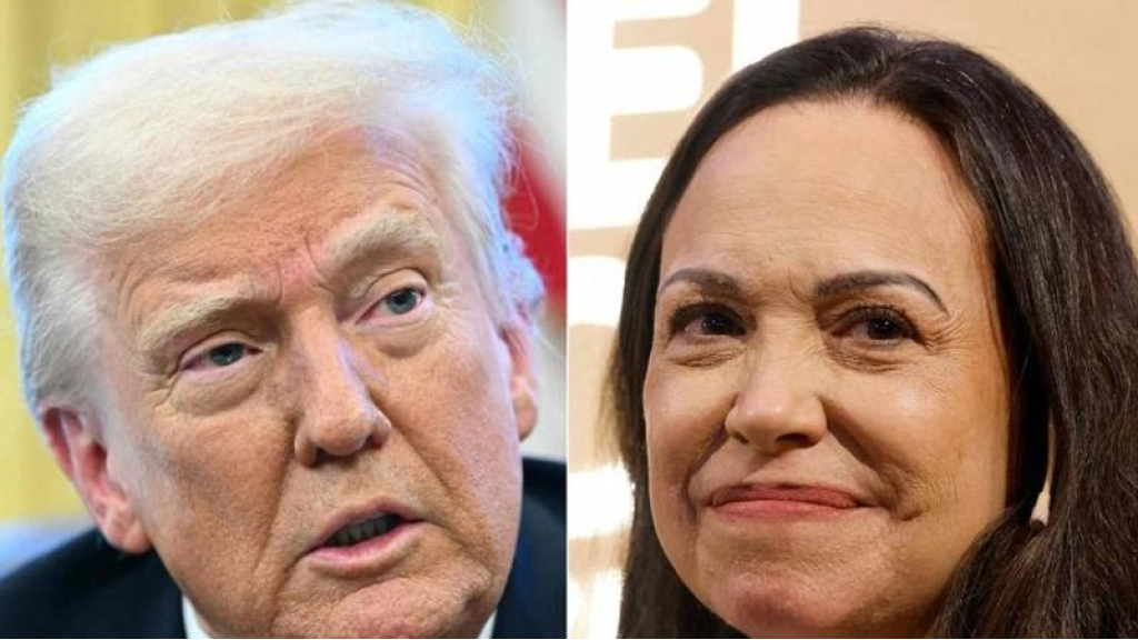 ترامب يلتقي ماتشادو في البيت الأبيض.. ويشيد بـ«رئيسة فنزويلا»