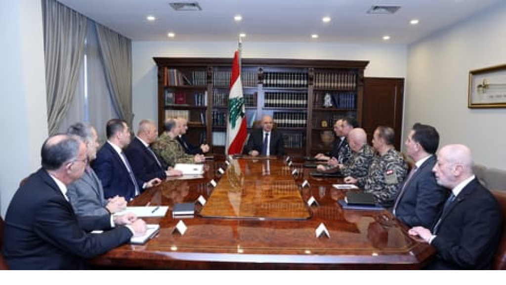 اجتماع أمني في بعبدا… وماذا طلب الرئيس عون؟