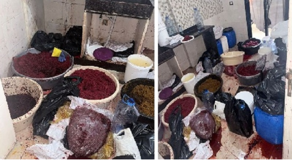 ضبط كمية من السجائر والمعسل المهرب