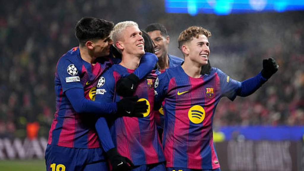 برشلونة يحطم شباك سلافيا براج في دوري أبطال أوروبا