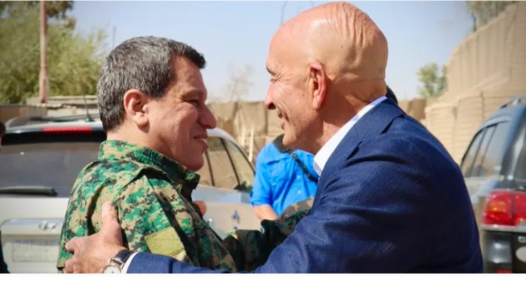 من أربيل.. باراك يبلغ عبدي دعم واشنطن لاتفاق 