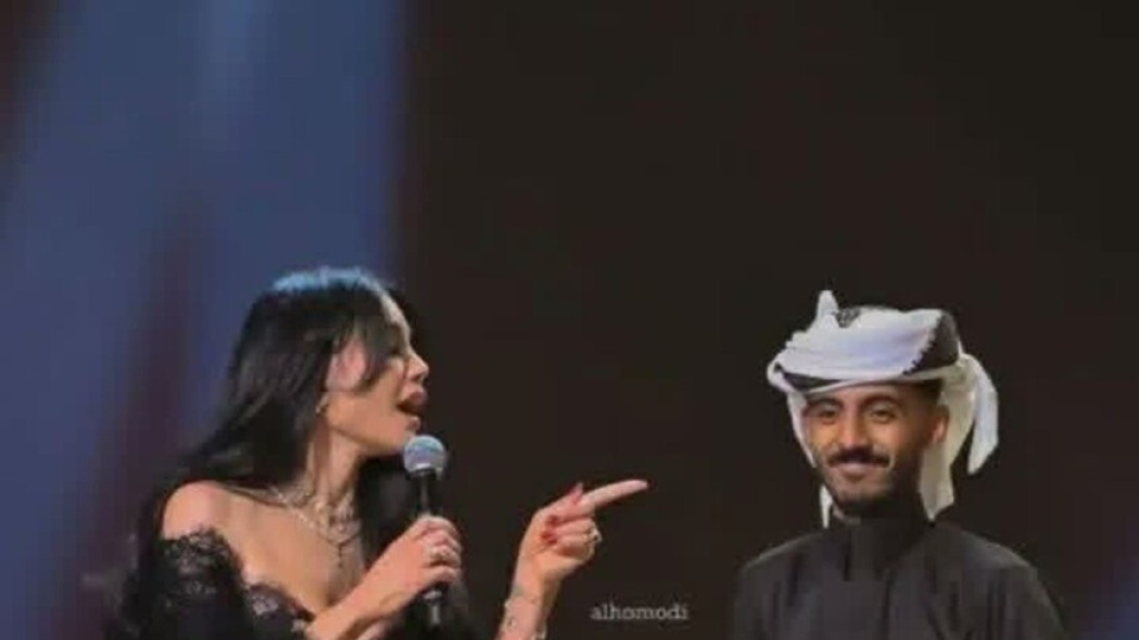 قبيلة سعودية تتبرأ من ابنها لرقصه مع هيفاء وهبي