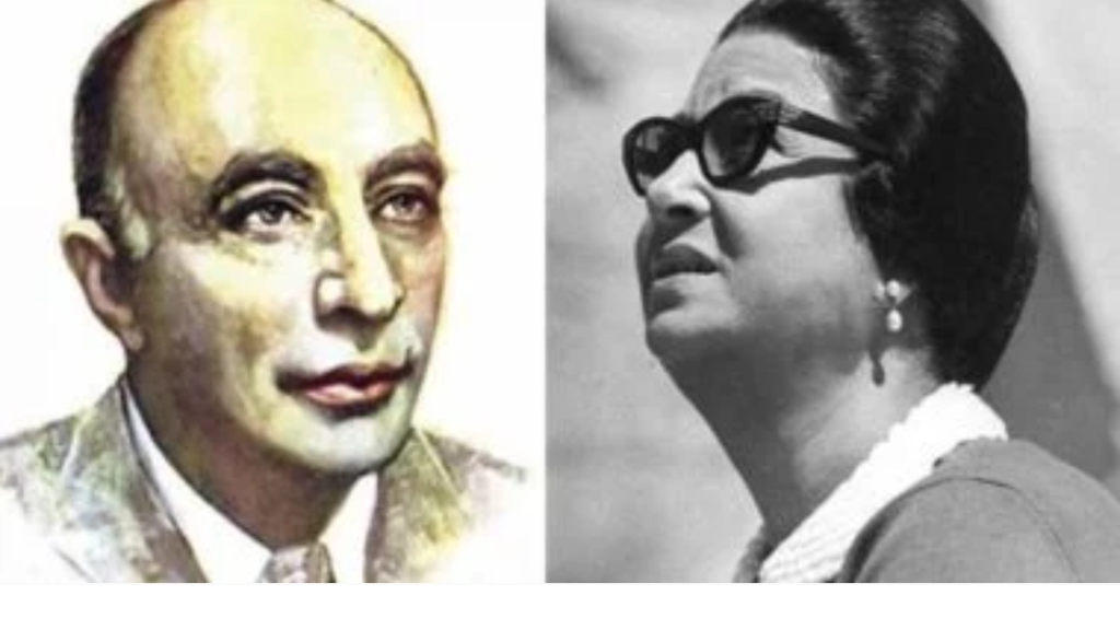 هل التقت أم كلثوم بـ إبراهيم ناجى قبل أن تغنى 