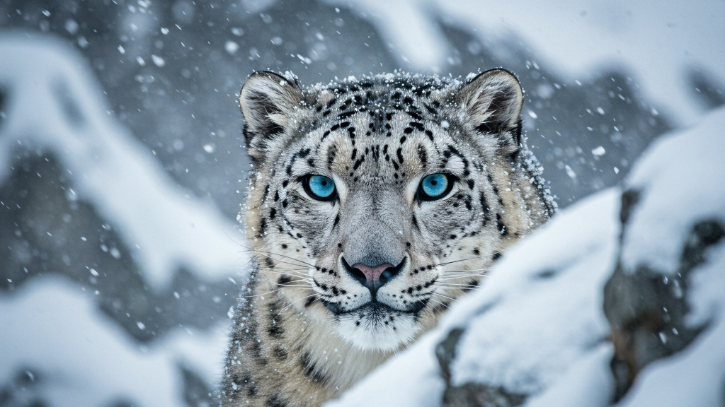 نمر ثلجي نادر يهجم على سائحة بالصين وانقسام بالمنصات