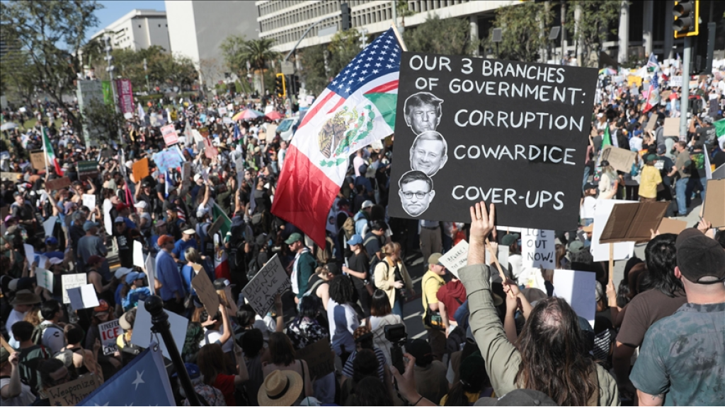 احتجاجات في أميركا‬⁩ ضد وكالة الهجرة (فيديو)
