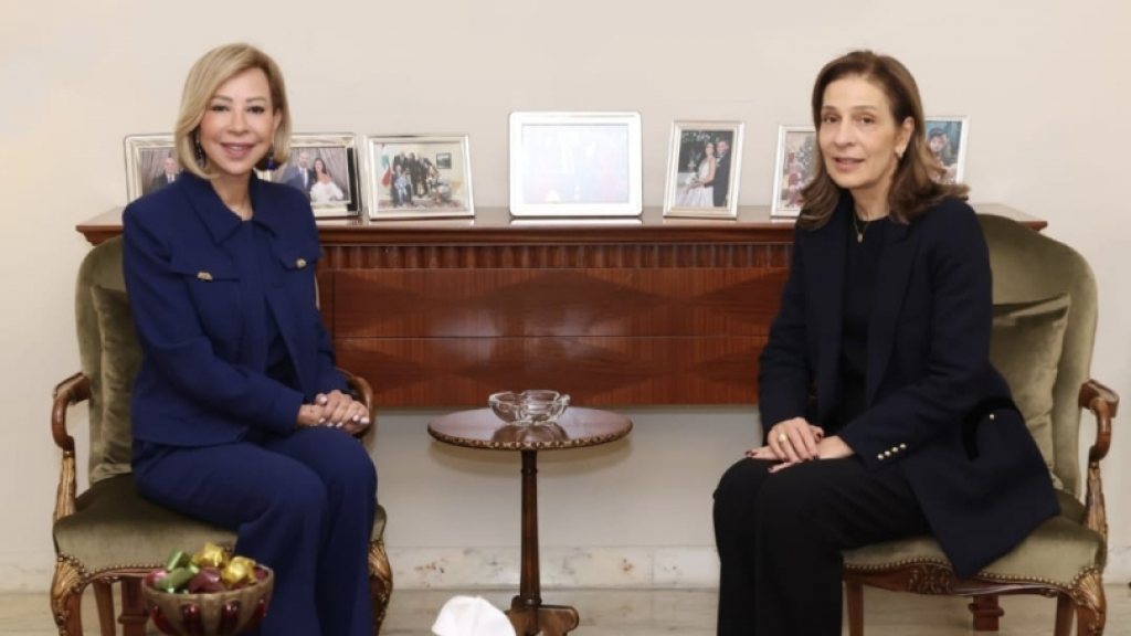 السيدة عون تستقبل رئيسة مؤسسة CMA CGM آملة ان تكون مبادرة المؤسسة حافزاً للبنانيين للوقوف الى جانب بعضهم