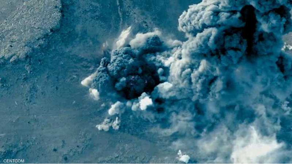 الجيش الأميركي يعلن قصف عشرات الأهداف في سوريا