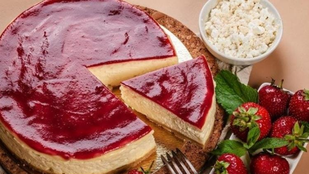 طريقة عمل بار تشيز كيك الفراولة