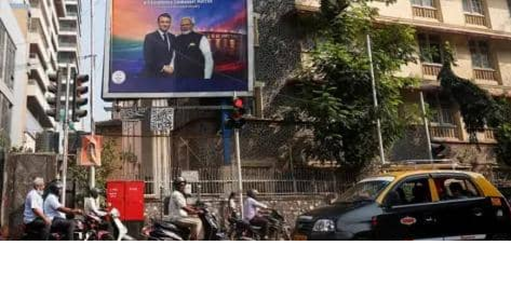 ماكرون يلتقي مودي اليوم في بومباي