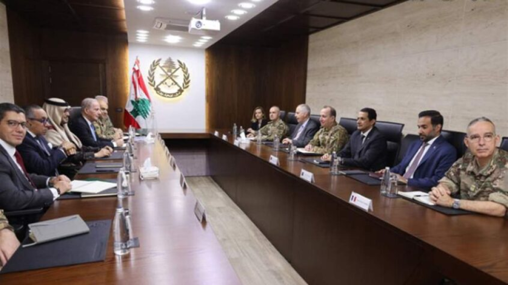 سفراء الخماسية في اليرزة