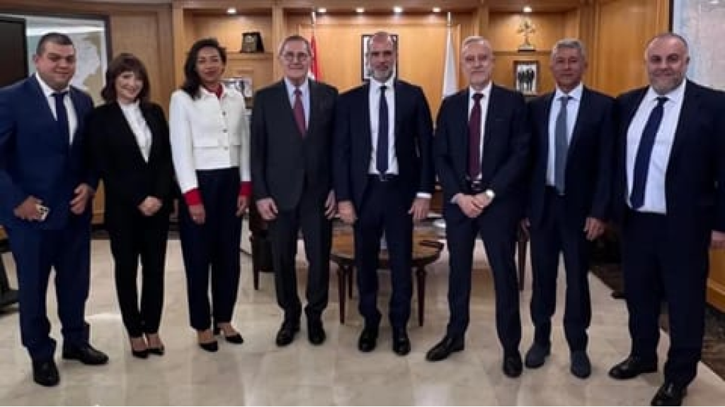 رسامني بحث مع وفدٍ فرنسيّ في التعاون بمشروع IMEC