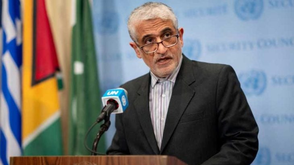 السفير الإيراني لدى الأمم المتحدة: الولايات المتحدة والكيان الإسرائيلي يرتكبان جرائم حرب باستهداف المنشآت المدنية