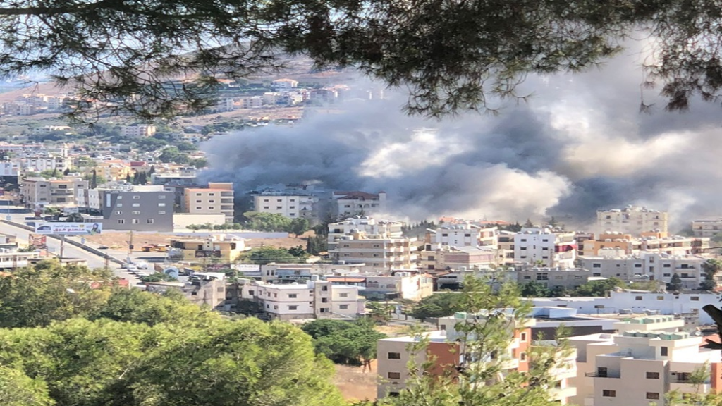 غارة على شوكين ليلا