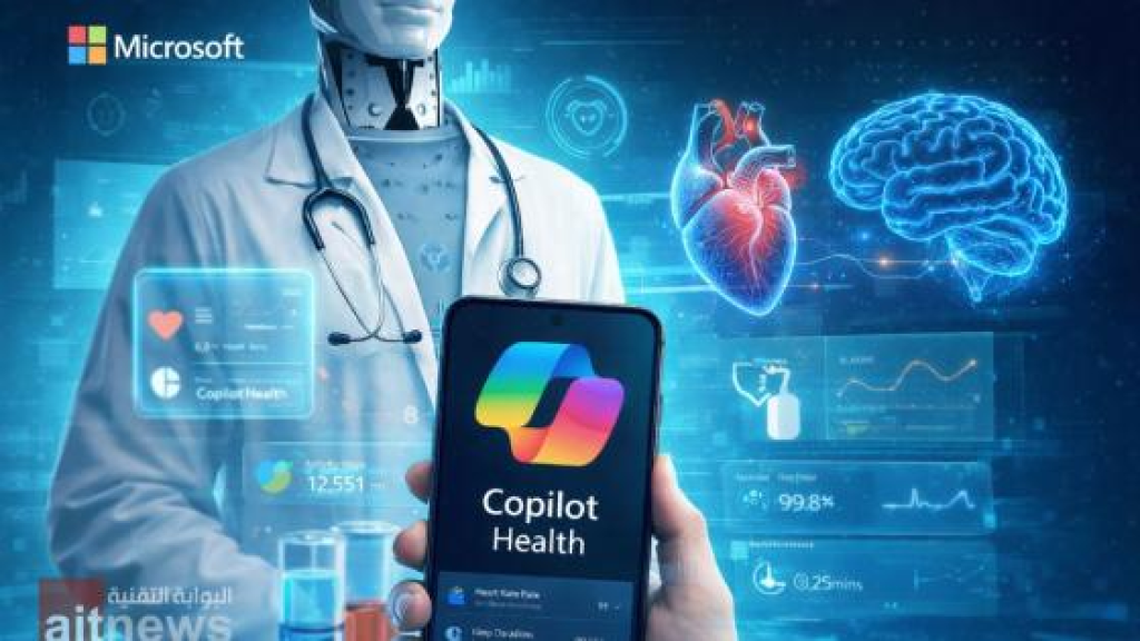 مايكروسوفت تكشف عن Copilot Health.. أداة ذكية لتحليل السجلات الصحية والبيانات الطبية
